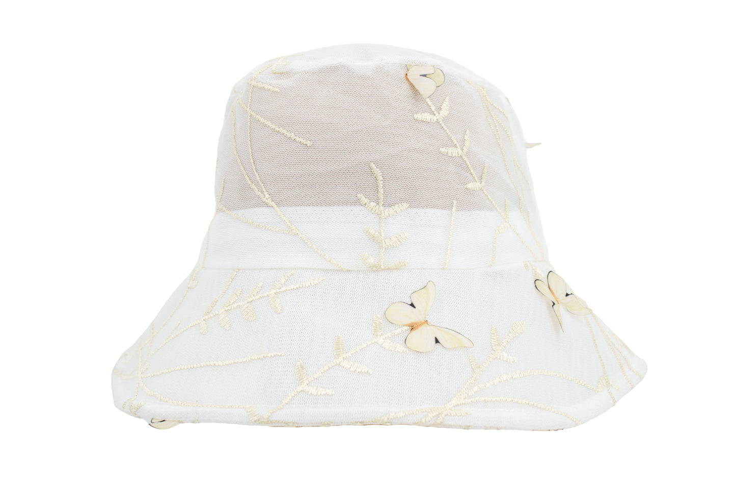 BUCKET HAT WITH BUTERFLY