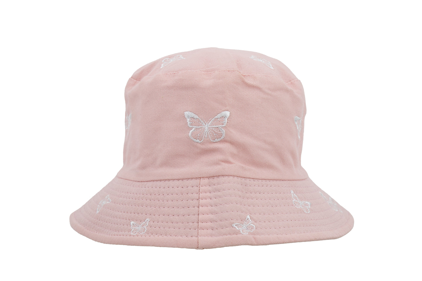 BUCKET HAT WITH BUTTERFLIES