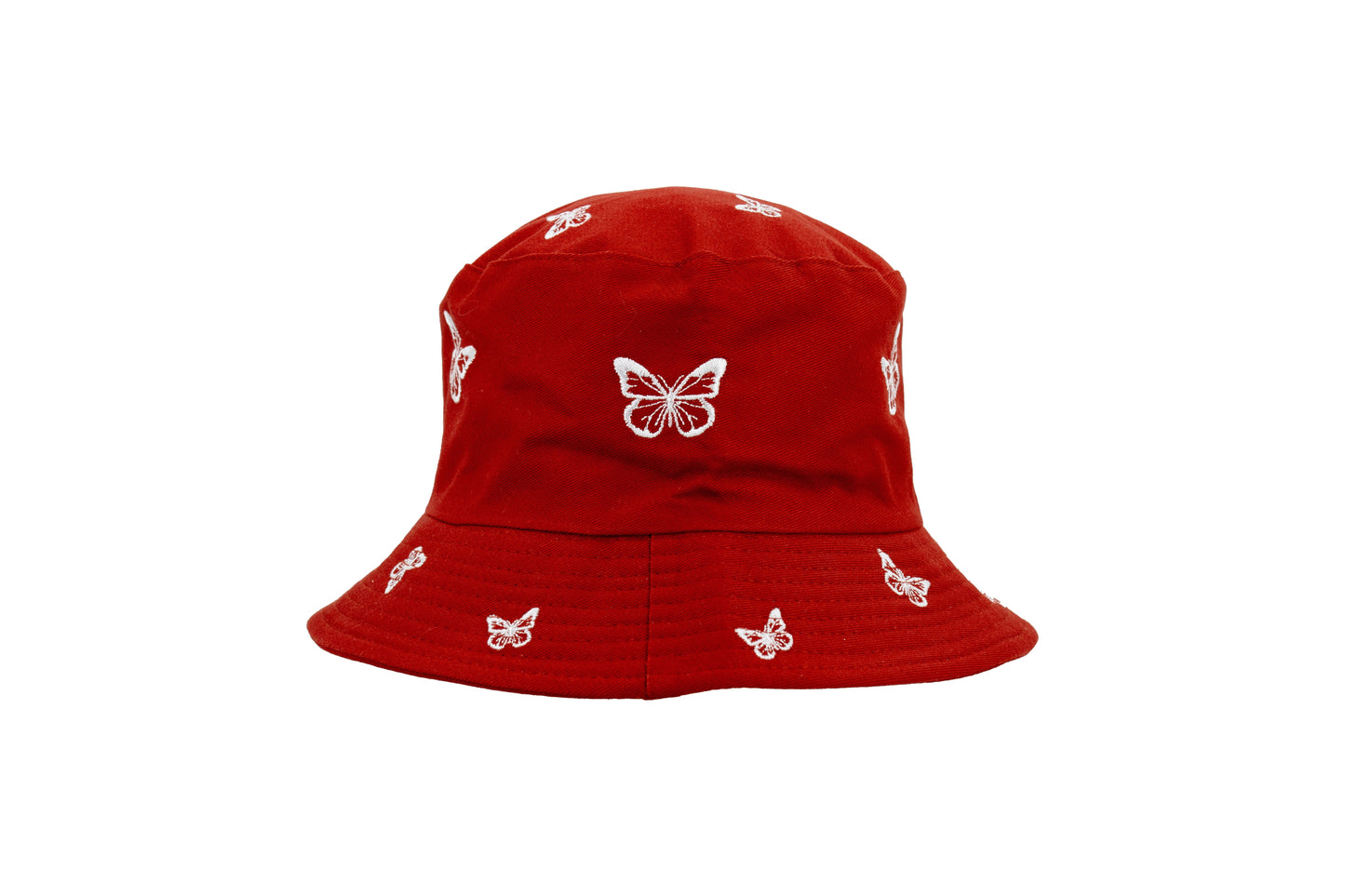 BUCKET HAT WITH BUTTERFLIES