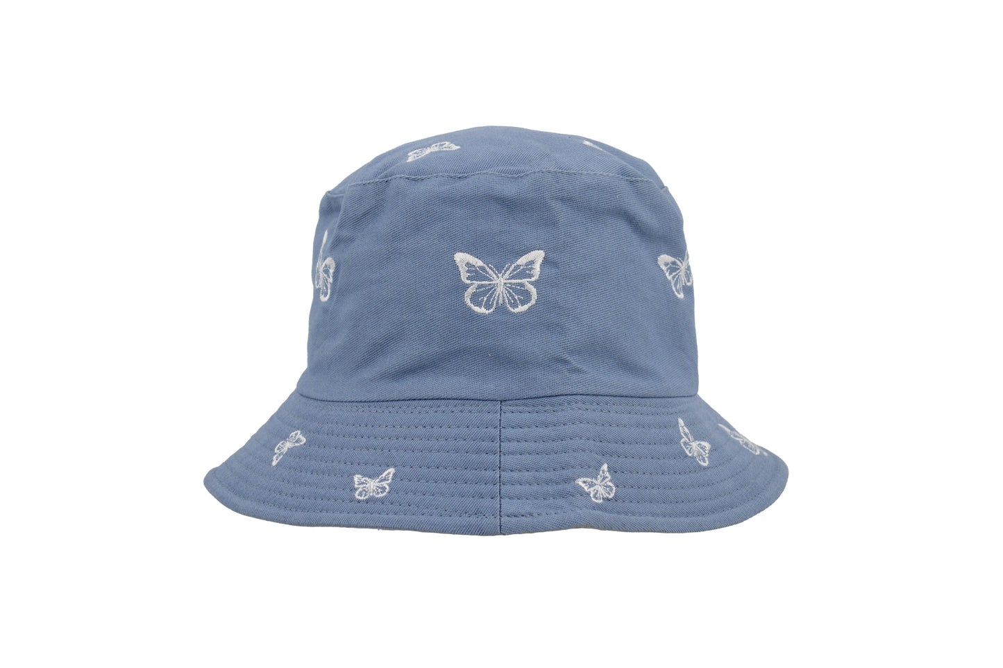 BUCKET HAT WITH BUTTERFLIES