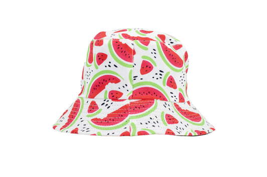 BUCKET HAT WITH WATERMELON PRINT