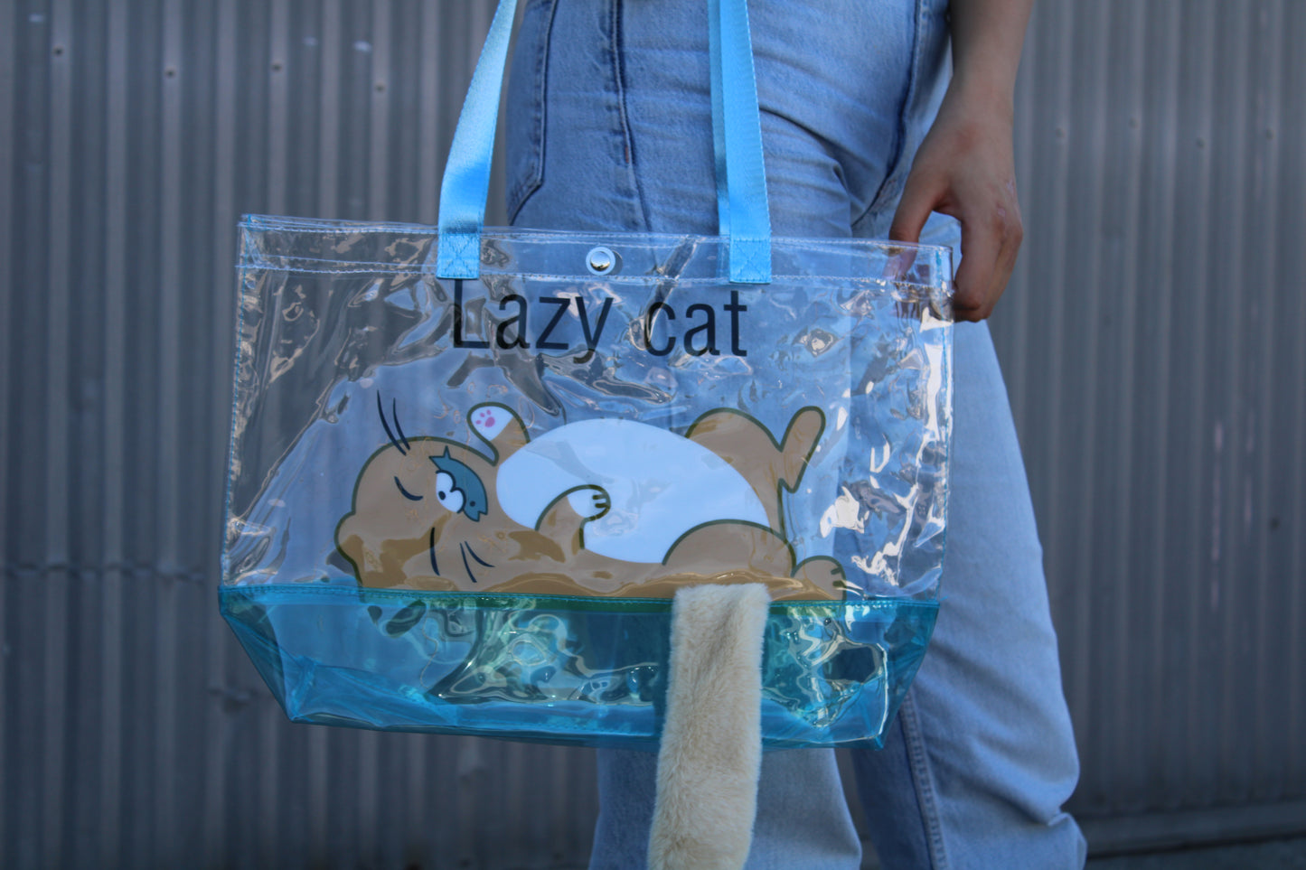 TOTE BAG WITH CAT DESIGN