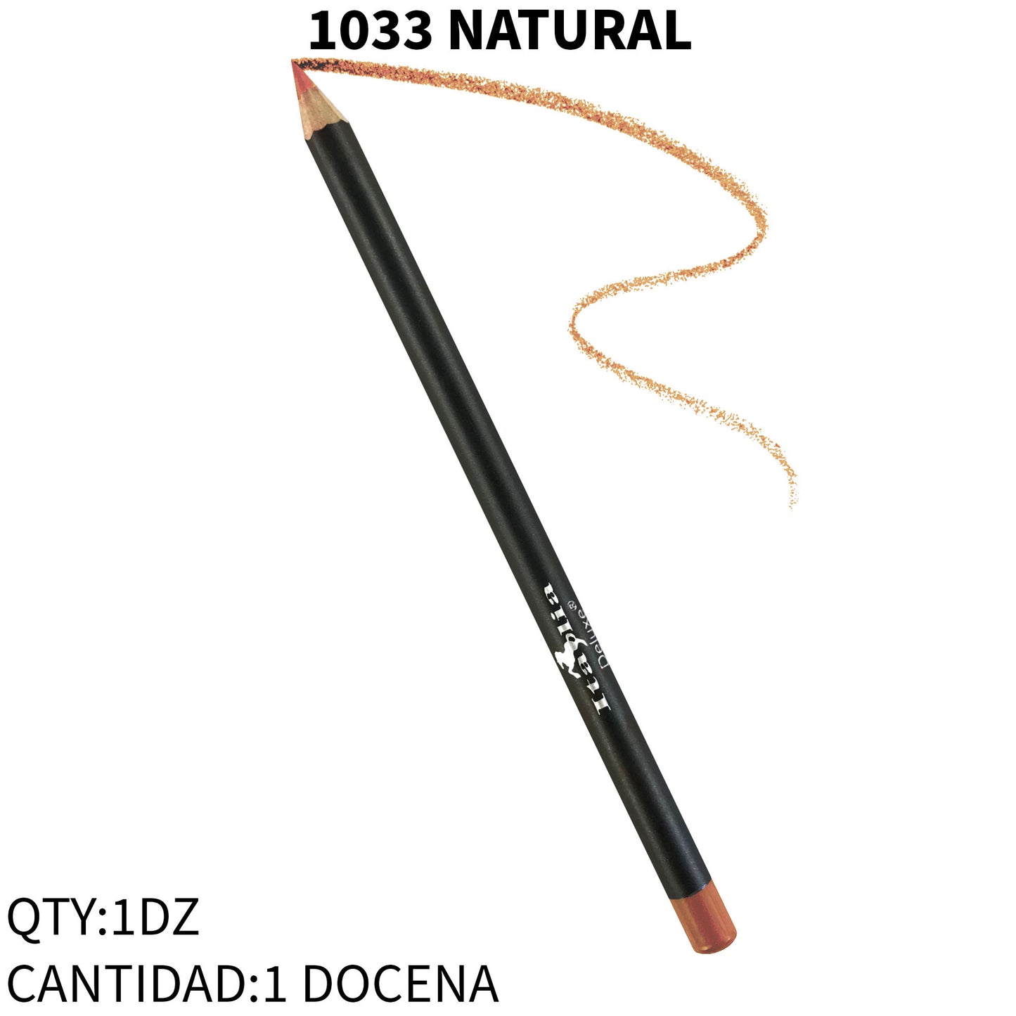 DOZEN ULTRA FINE LIP LINER 1033 NATURAL