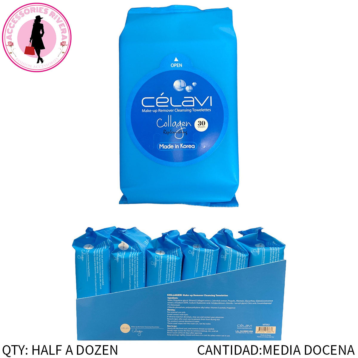 HALF A DOZEN MAKEUP REMOVER COLLAGEN