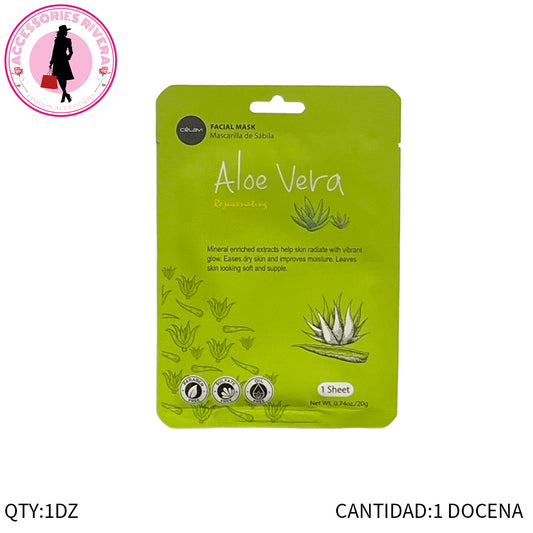 DOZEN ALOE VERA FACIAL MASK