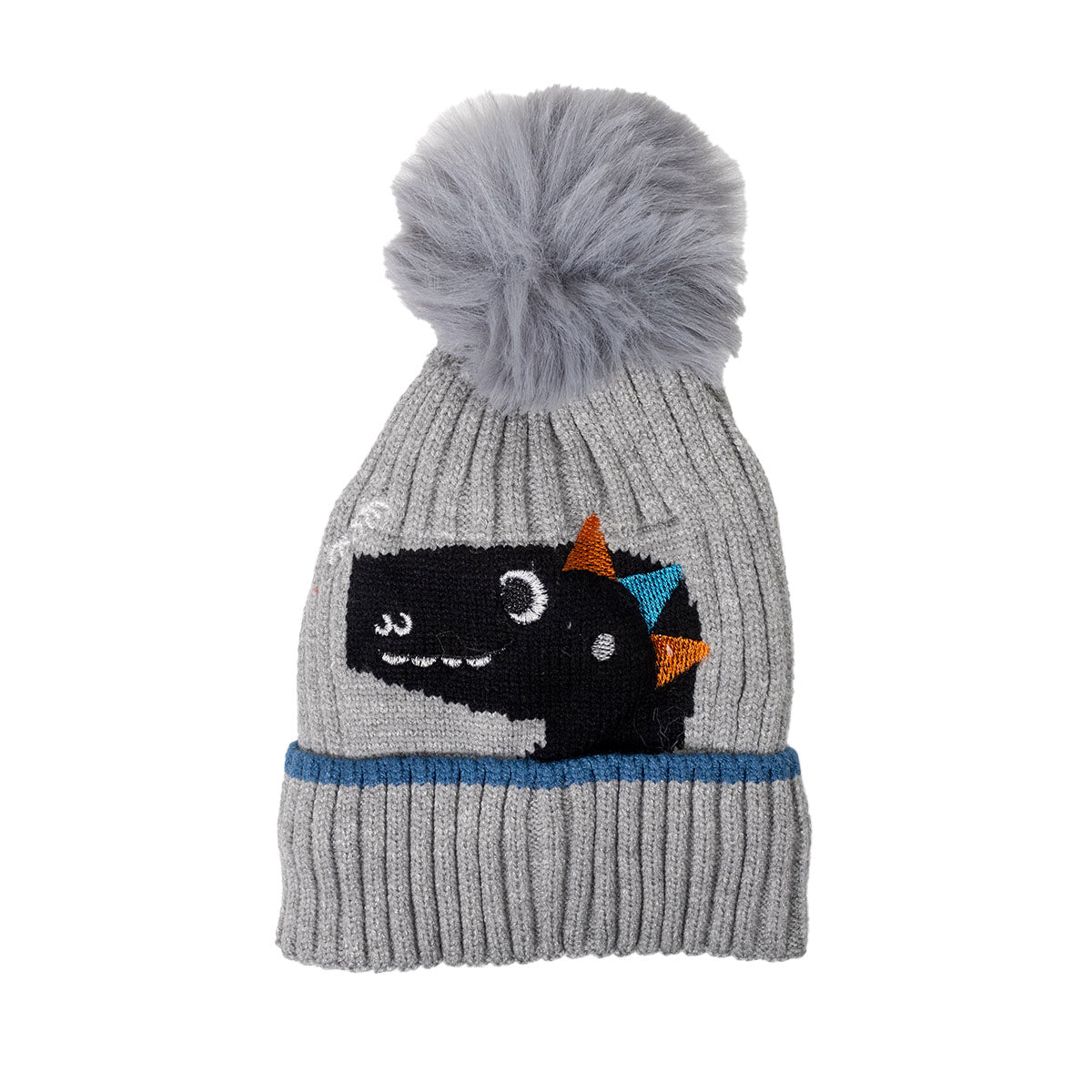 BEANIE WITH DINOSAUR DESIGN