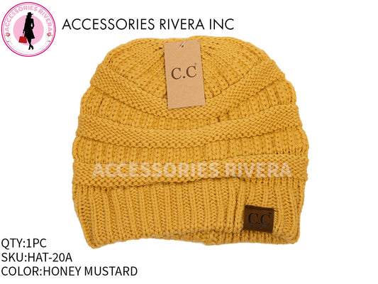 BEANIE C.C HONEY MUSTARD