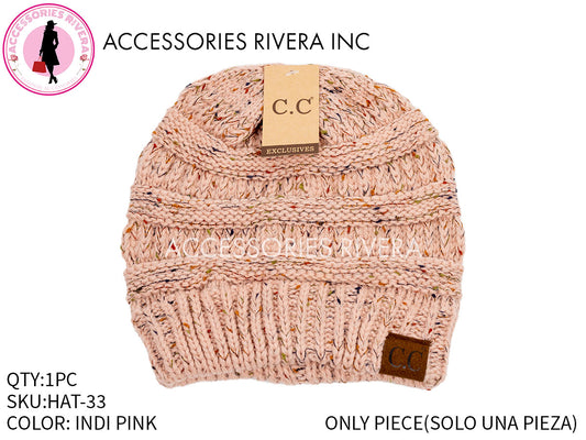 BEANIE C.C INDI PINK