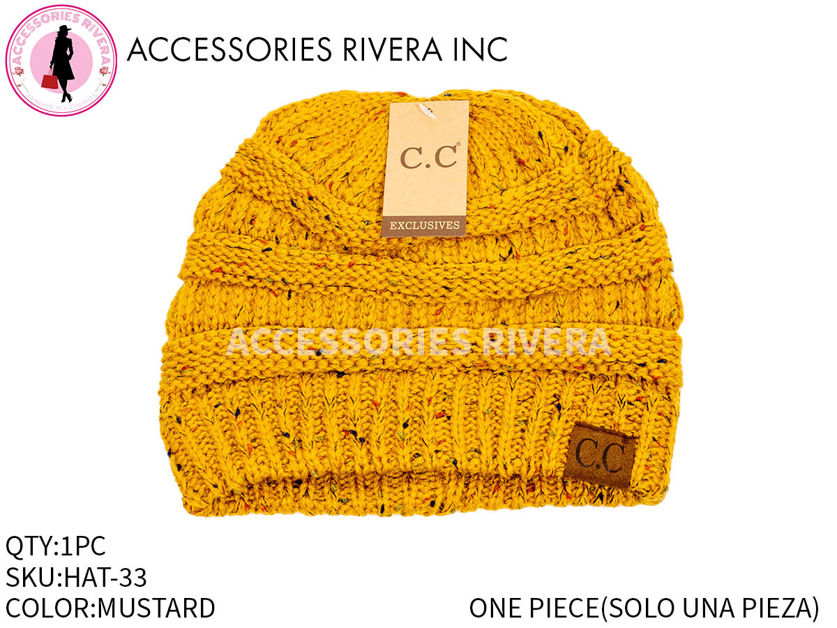 BEANIE C.C MUSTARD