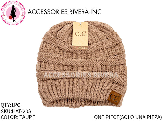 BEANIE C.C TAUPE