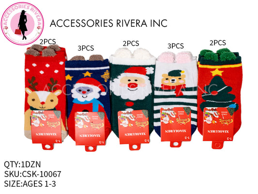 DOZEN HOLIDAY SOCKS 10067