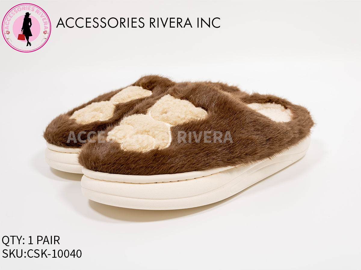 TEDDY BEAR COZY SLIPPER