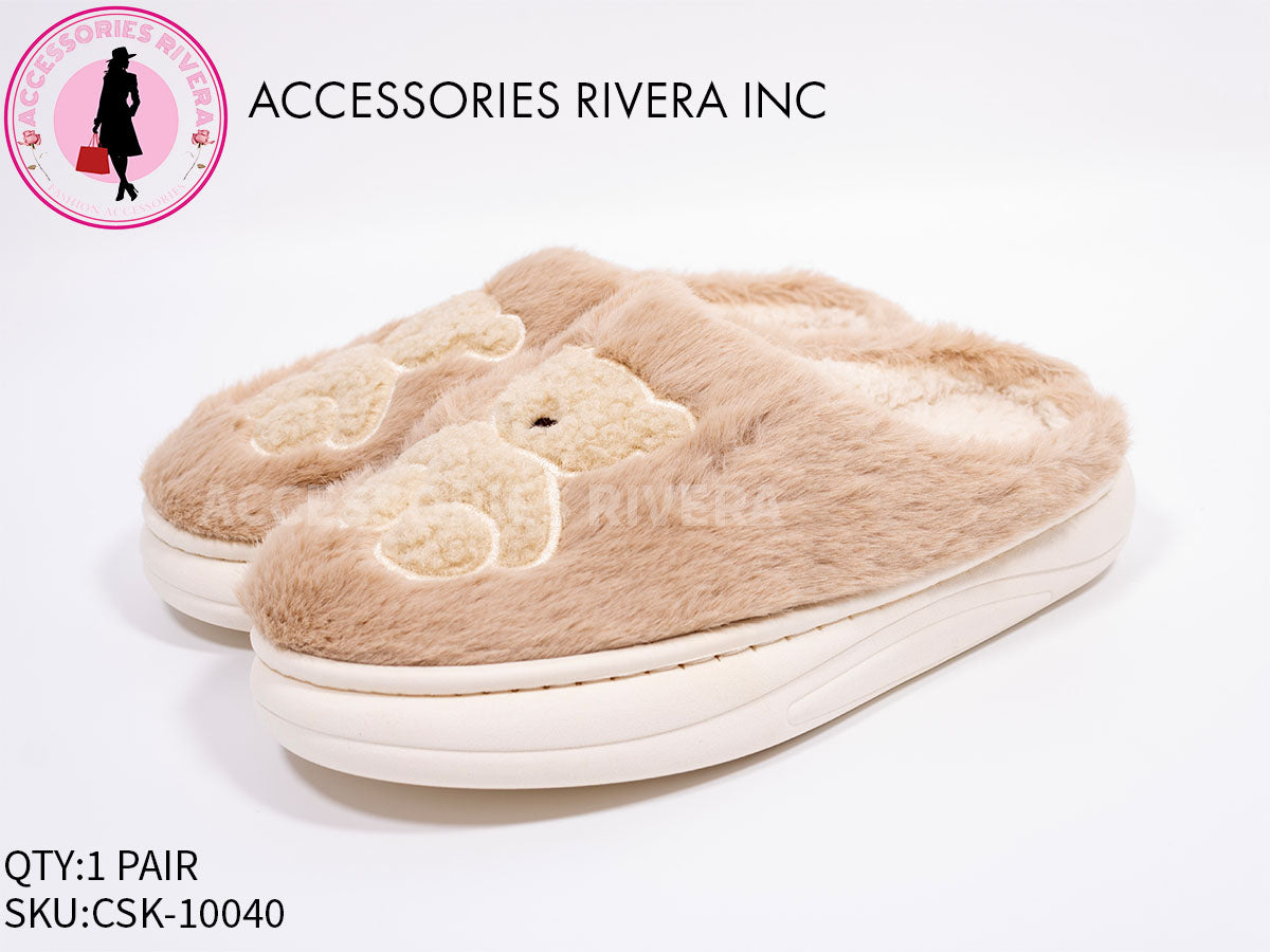 TEDDY BEAR COZY SLIPPER