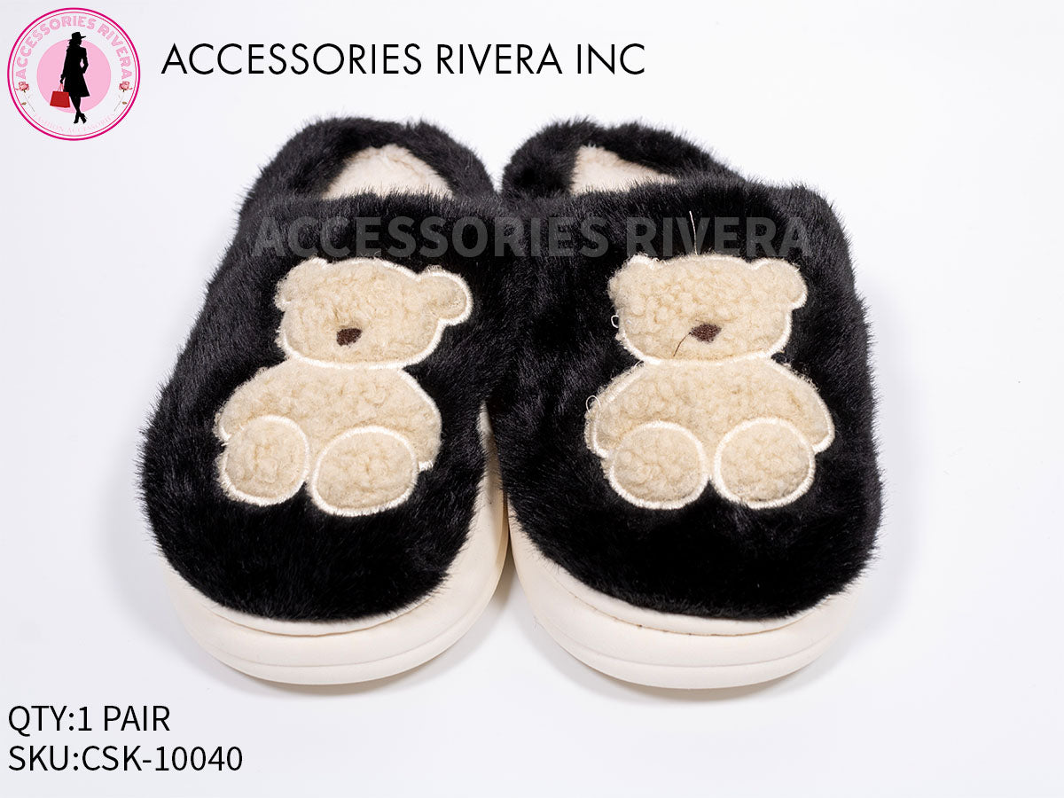 TEDDY BEAR COZY SLIPPER