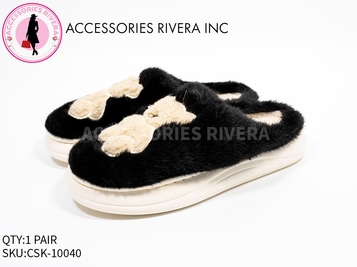 TEDDY BEAR COZY SLIPPER