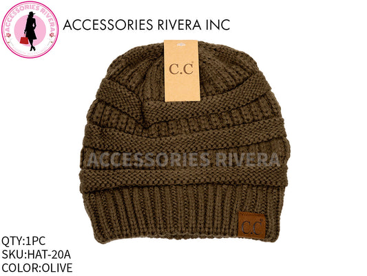 BEANIE C.C NEW OLIVE