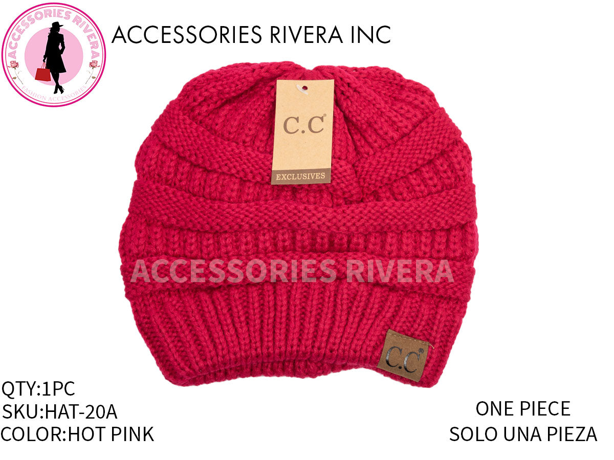 BEANIE C.C HOT PINK