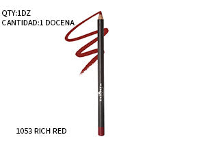 DOZEN ULTRA FINE LIP LINER 1053 RICH RED